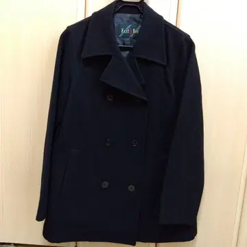 EAST BOY 블랙 피 코트