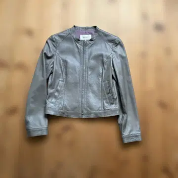 BALLSEY 그레이 가죽 자켓 38