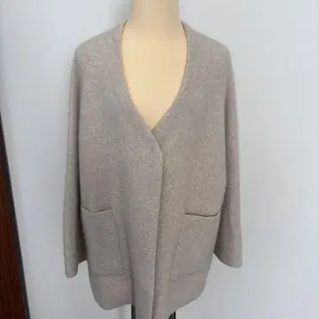 Ballsey 더블 페이스 폭스 V넥 가디건