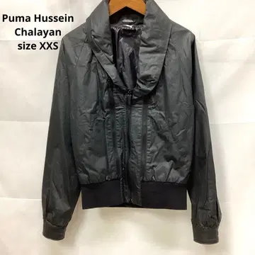 Puma Hussein Chalayan 후드 부착 나일론 자켓 블랙