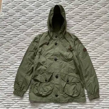 새상품급 AIGLE 에이글 후드 부착 마운틴 파카 블루종 점퍼