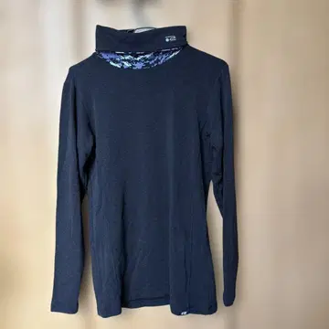 로사센 블랙 하이넥 긴팔 셔츠 M