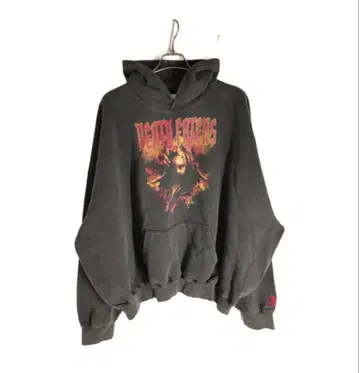 Undermycar 후드 부착 후드티 다크 그레이