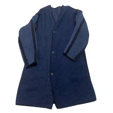 폴란드군 실물 라이너 네이비 컬러 후염 오피서 코트 빈티지 레어