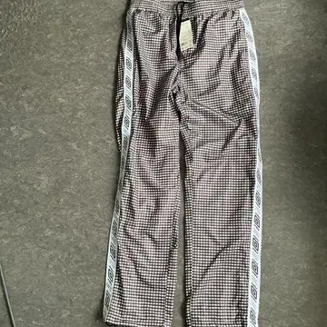 umbro 체크 무늬 조거 팬츠 브라운 계열