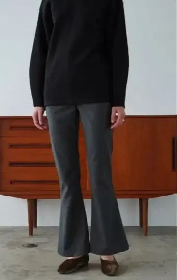 CLANE 플레어 팬츠 그레이