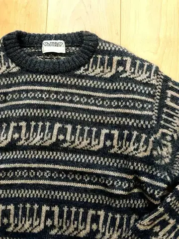 jantzen 얀센 / pattern knit 네이비 M