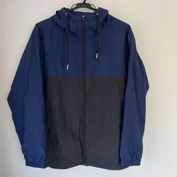 나일론 자켓 네이비 x 블랙 M