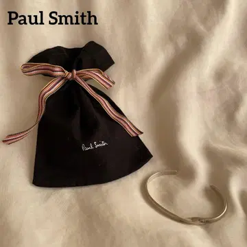 Paul Smith 트위스트 로고 플레이트 뱅글 [ 실버 ]
