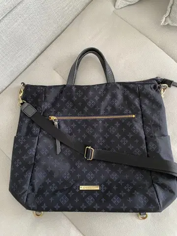 러셋 3way 로고 나일론 백