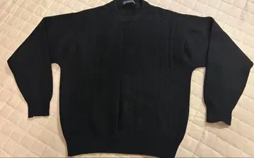 JEAN-LOUIS SCHERRER 남성용 블랙 꽈배기 캐시미어 스웨터