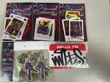 [ 전체 세트 ] 스파이더버스 스티커 아크릴 스탠드 카드