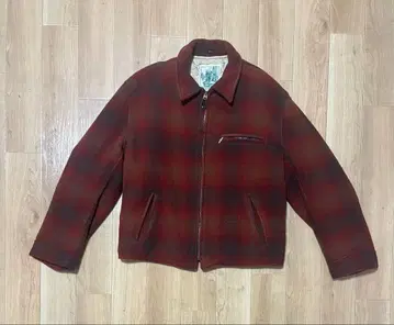 80s USA제 골든 베어 옴브레 울 자켓 스포 자켓