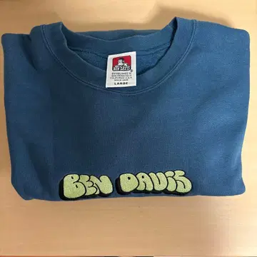 벤 데이비스 파랑 맨투맨 L 사이즈