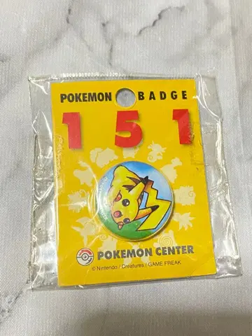 피카츄 포켓몬 배지 151 캔뱃지
