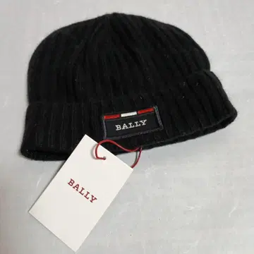 BALLY 블랙 니트 모자 원사이즈
