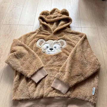 디즈니씨 복슬복슬 더피 트레이닝복 후드티 L size