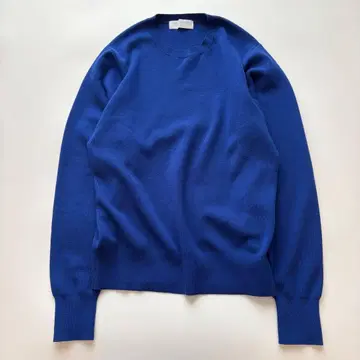 A.P.C. 스튜디오 크루넥 긴팔 니트 블루 스웨터 울