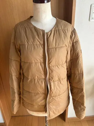 즉시 구매 가능 AIGLE 베이지 패딩 자켓 점퍼 L 에이글