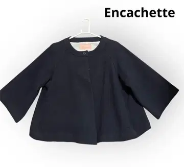 Encachette 앙카셰트 숏 기장 A라인 울 코트