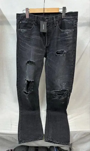 MINEDENIM 그런지 블랙 데님 (32)