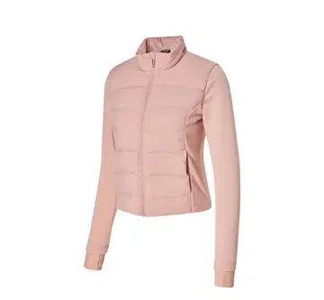 피트니스용 핑크 다운 자켓