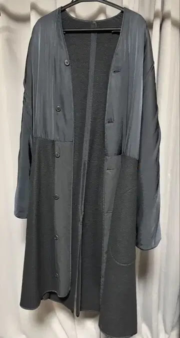 ladmusician 라이너 코트 니팅 멜톤 코트 42size