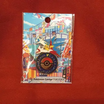 포켓몬 센터 후쿠오카 한정판 로고 핀 배지 미개봉 새상품