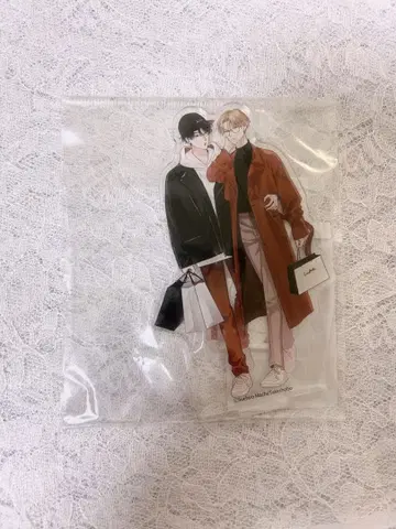 페이크 팩트 립스 말단 바닥 아크릴 스탠드