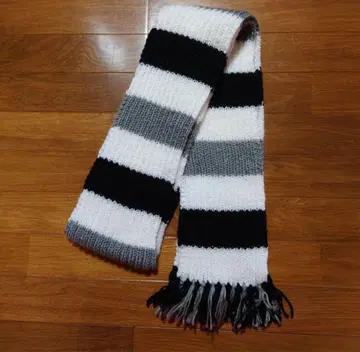 디즈니 증기선 윌리 미키마우스 미토미 손뜨개질 머플러 모노톤