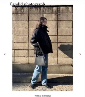 ohotoro vodka mustang 블랙 무스탕 코트 하이넥