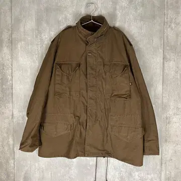 USA alpha M-65 브라운 밀리터리 자켓 90s