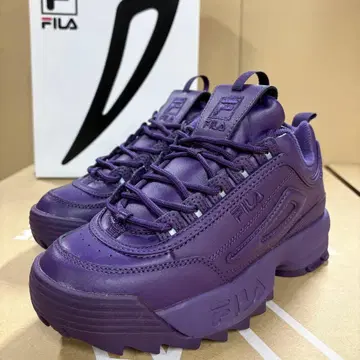 FILA 디스럽터 24cm 퍼플 스니커즈 DISRUPTOR