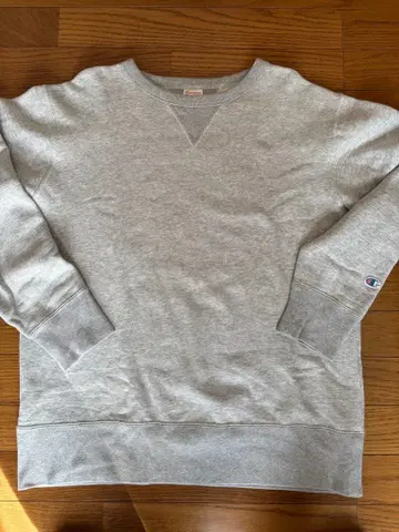 Champion 양면 V 맨투맨 런택 복각 XL