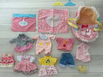 메루짱 네네짱 아오군 인형 의상 세트 요람 포함 묶음 판매