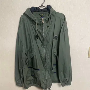 그린 나일론 자켓 구제 의류 시모키타