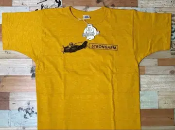 [ L ] 미사용품 웨어하우스 조니 라코 AA tee deep gold