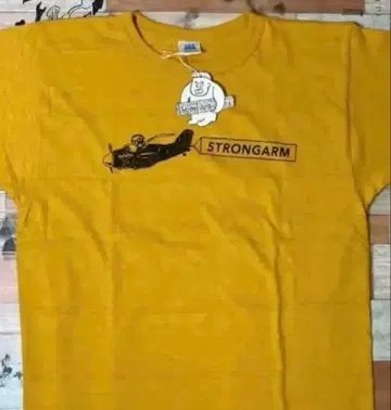 [ L ] 미사용품 웨어하우스 조니 라코 AA tee deep gold