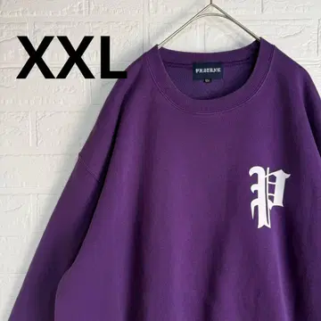 [새상품급] PHATRNK P 로고 오버 사이즈 맨투맨 트레이닝복