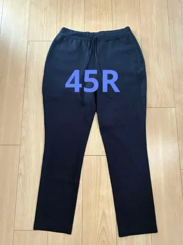 45R 저리 플라노의 복숭아 여성 울 스웨트 팬츠 일본제