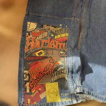 플래티넘 FUBU 데님 팬츠 한정판