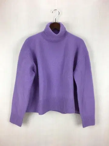 LE CIEL BLEU 퍼플 터틀넥 니트