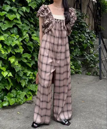 Kastane 셔링 개더 오버롤