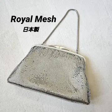 [ Royal Mesh ] 실버 메쉬 클러치백 핸드백 일본제