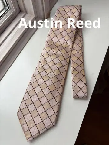 [일본제 핸드메이드][실크 100%] 오스틴 리드 체크 무늬 넥타이