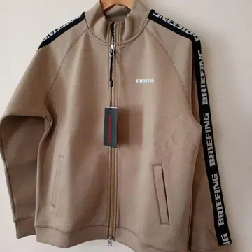 브리핑 골프 BRIEFING 베이지 집업 자켓 M 사이즈