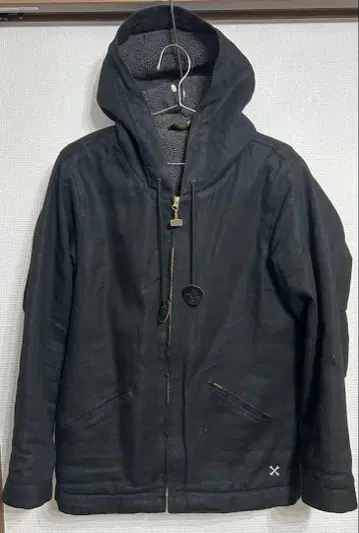 BLUCO 부루코 후드 자켓 보아 안감 M size 블랙
