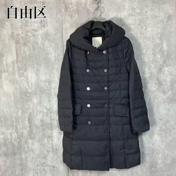 자유구 더블 롱다운 코트 36