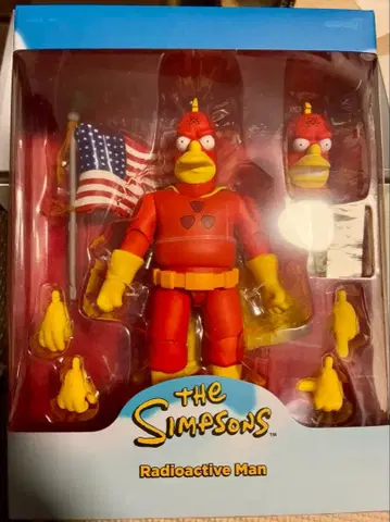 더 심슨즈 슈퍼7 Radioactive Man 피규어