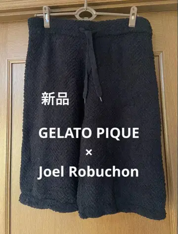 새상품 GELATOPIQUE 조엘 로브숑 하프 팬츠 블랙 M